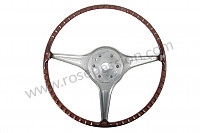 P400231 - STEERING WHEEL WITH WOOD CROWN 356 BC for Porsche 356B T6 • 1963 • 1600 s (616 / 12 t6) • Coupe karmann b t6 • Manual gearbox, 4 speed