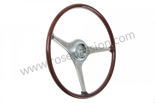 P400231 - STEERING WHEEL WITH WOOD CROWN 356 BC for Porsche 356B T6 • 1963 • 1600 s (616 / 12 t6) • Coupe karmann b t6 • Manual gearbox, 4 speed