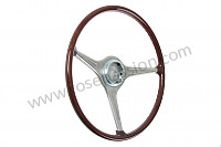 P400231 - STEERING WHEEL WITH WOOD CROWN 356 BC for Porsche 356B T5 • 1959 • 1600 s (616 / 2 t5) • Roadster b t5 • Manual gearbox, 4 speed