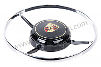 P274131 - Horn button complete for Porsche 356B T6 • 1962 • 1600 s (616 / 12 t6) • Coupe karmann b t6 • Manual gearbox, 4 speed