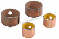 P1002408 - REPAIR KIT PEDAL BOX 356. SET CONTAINS 2X BUSH FOR BRAKE PEDAL  AND 2X BUSH FOR CLUTCH PEDAL . NOT FOR PRE-A. for Porsche 356B T6 • 1962 • 1600 s (616 / 12 t6) • Karmann hardtop coupe b t6 • Manual gearbox, 4 speed