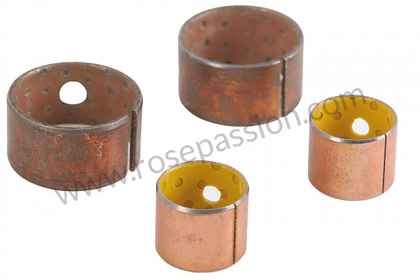 P1002408 - REPAIR KIT PEDAL BOX 356. SET CONTAINS 2X BUSH FOR BRAKE PEDAL  AND 2X BUSH FOR CLUTCH PEDAL . NOT FOR PRE-A. for Porsche 356B T6 • 1962 • 1600 s (616 / 12 t6) • Karmann hardtop coupe b t6 • Manual gearbox, 4 speed