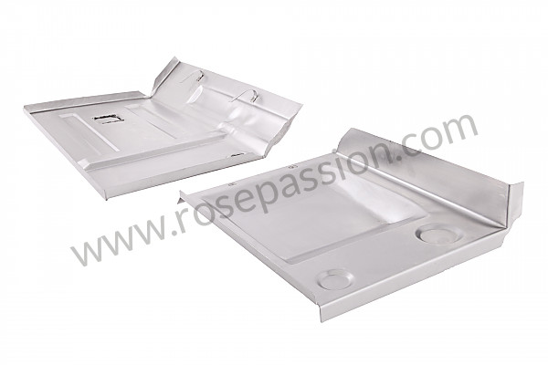 P111725 - Rear battery compartment wall 356 6-speed box 63-63 (2 parts) for Porsche 356B T6 • 1961 • 1600 super 90 (616 / 7 t6) • Cabrio b t6 • Manual gearbox, 4 speed