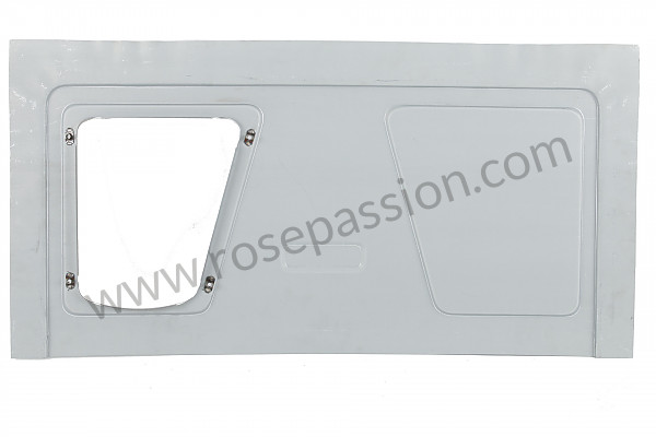 P274289 - Front boot plate with chassis number plate 356 at1-5-speed box for 6-figure chassis number for Porsche 356a • 1957 • 1600 (616 / 1) • Speedster a t1 • Manual gearbox, 4 speed