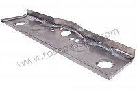 P274400 - Heel plate for Porsche 356B T5 • 1959 • 1600 s (616 / 2 t5) • Cabrio b t5 • Manual gearbox, 4 speed