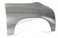 P412498 - GUARDABARROS TRASERO SIN CHAPA DEFLECTORA para Porsche 356B T6 • 1962 • 1600 (616 / 1 t6) • Cabrio b t6 • Caja manual de 4 velocidades