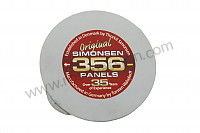 P9849 - Tampa da caixa para Porsche 356a • 1958 • 1600 s (616 / 2 t2) • Speedster a t2 • Caixa manual 4 velocidades