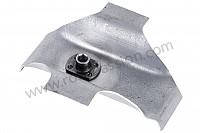 P254024 - Retaining bracket with speed nut for Porsche 356a • 1956 • 1300 s (589 / 2) • Cabrio a t1 • Manual gearbox, 4 speed