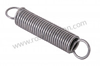 P9887 - Tension spring for Porsche 356B T6 • 1961 • 1600 super 90 (616 / 7 t6) • Karmann hardtop coupe b t6 • Manual gearbox, 4 speed