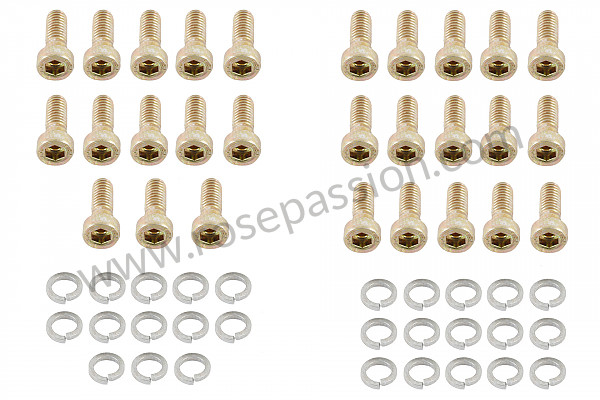 P555891 - THREADED FASTENING KIT FOR SEAT RAIL for Porsche 911 Classic • 1968 • 2.0s • Targa • Automatic gearbox