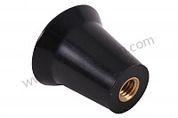 P274843 - Seat recliner knob, black,  2 required, fits pre-a 356a 356b and early 356c  for Porsche 356B T6 • 1961 • 1600 (616 / 1 t6) • Coupe reutter b t6 • Manual gearbox, 4 speed