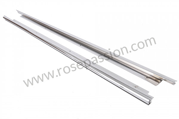 P274946 - Rail outer chrome for Porsche 356a • 1957 • 1300 (506 / 2) • Cabrio a t1 • Manual gearbox, 4 speed