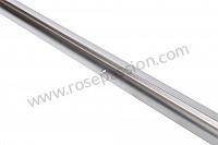 P274946 - Rail outer chrome for Porsche 356a • 1957 • 1300 (506 / 2) • Cabrio a t1 • Manual gearbox, 4 speed
