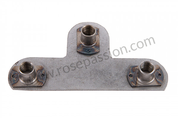 P9936 - Threaded plate for Porsche 356a • 1959 • 1600 carrera gs (692 / 2) • Cabrio a t2 • Manual gearbox, 4 speed