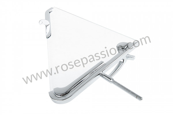 P275027 - Side window complete with latch for Porsche 356a • 1958 • 1600 (616 / 1 t2) • Cabrio a t2 • Manual gearbox, 4 speed