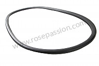 P275120 - Rubber seal for rear window in fixed and removable karmann hardtop  for Porsche 356 pré-a • 1954 • 1100 (369) • Cabrio pré a • Manual gearbox, 4 speed