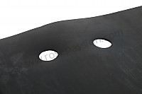 P10041 - Grondplaat rubber voor Porsche 356B T5 • 1960 • 1600 carrera gt (692 / 3) • Coupe b t5 • Manuele bak 4 versnellingen