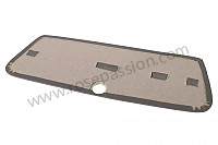 P275273 - Padding for glove compartment cover for Porsche 356B T5 • 1960 • 1600 s (616 / 2 t5) • Cabrio b t5 • Manual gearbox, 4 speed