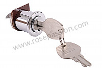 P125111 - Glove compartment lock for Porsche 356a • 1959 • 1600 s (616 / 2 t2) • Coupe a t2 • Manual gearbox, 4 speed