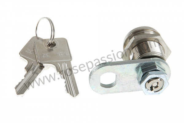 P275297 - Glove compartment lock with keys for Porsche 356C • 1963 • 1600 c (616 / 15) • Coupe karmann c • Manual gearbox, 4 speed