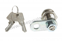 P275297 - 手套箱锁 带钥匙 为了 Porsche 356C • 1965 • 1600 sc (616 / 16) • Coupe karmann c