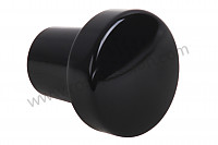 P111652 - Knob black for Porsche 356B T5 • 1961 • 1600 super 90 (616 / 7 t5) • Coupe b t5 • Manual gearbox, 4 speed