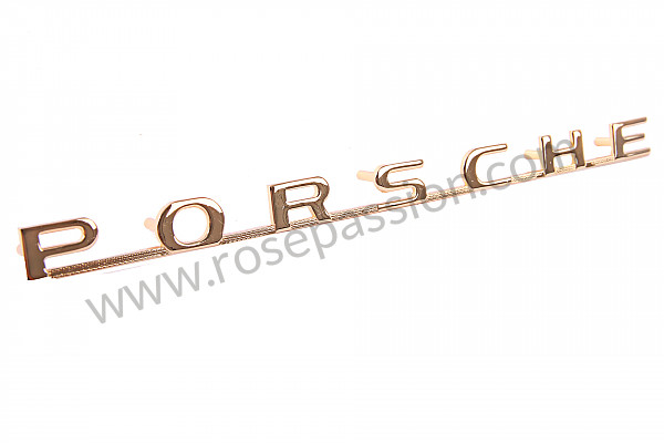 P10080 - Logo for Porsche 356a • 1958 • 1600 (616 / 1 t2) • Coupe a t2 • Manual gearbox, 4 speed