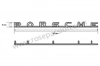 P10082 - Inscripcion para Porsche 356B T5 • 1959 • 1600 s (616 / 2 t5) • Cabrio b t5 • Caja manual de 4 velocidades