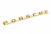 P10082 - Logo "porsche" or pour Porsche 