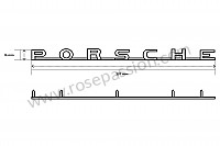 P10082 - Logo "porsche" or pour Porsche 