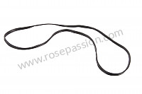 P111996 - Junta de grelha de capô traseiro para Porsche 356B T6 • 1961 • 1600 (616 / 1 t6) • Cabrio b t6 • Caixa manual 4 velocidades