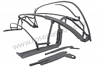 P275549 - Convertible top frame complete for Porsche 356B T5 • 1960 • 1600 super 90 (616 / 7 t5) • Cabrio b t5 • Manual gearbox, 4 speed