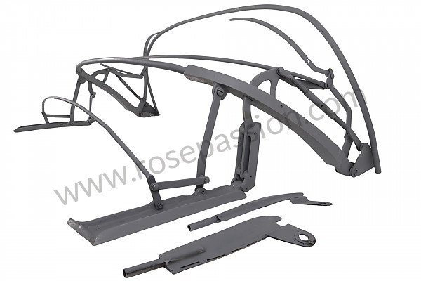 P275549 - Convertible top frame complete for Porsche 356a • 1957 • 1600 (616 / 1) • Cabrio a t1 • Manual gearbox, 4 speed