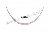 P275718 - Bracadeira para tubo para Porsche 356B T6 • 1963 • 1600 super 90 (616 / 7 t6) • Cabrio b t6 • Caixa manual 4 velocidades