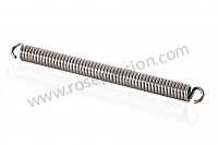 P10127 - Tension spring for Porsche 356B T5 • 1961 • 1600 s (616 / 2 t5) • Karmann hardtop coupe b t5 • Manual gearbox, 4 speed