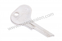 P252814 - Blank key for Porsche 356a • 1958 • 1600 (616 / 1 t2) • Cabrio a t2 • Manual gearbox, 4 speed