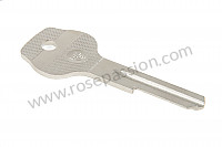 P555944 - FRONT BOOT KEY FOR 356 CONVERTIBLE + ROADSTER for Porsche 356B T6 • 1961 • 1600 super 90 (616 / 7 t6) • Roadster b t6 • Manual gearbox, 4 speed