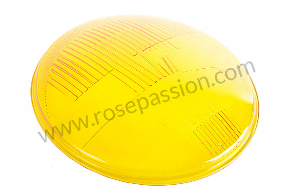 P233077 - Yellow h1 headlamp glass, 912 for Porsche 356B T6 • 1962 • 1600 super 90 (616 / 7 t6) • Roadster b t6 • Manual gearbox, 4 speed