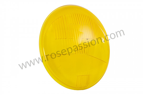 P233077 - Yellow h1 headlamp glass, 912 for Porsche 356B T6 • 1961 • 1600 super 90 (616 / 7 t6) • Cabrio b t6 • Manual gearbox, 4 speed