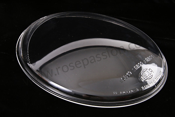 P258603 - Glace phare spéciale totalement transparente  pour Porsche 