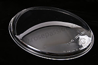 P258603 - Special fully transparent headlight lens  for Porsche 356B T5 • 1960 • 1600 (616 / 1 t5) • Coupe b t5 • Manual gearbox, 4 speed