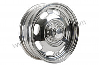 P554671 - LOOK 15 X 5 WHEEL KIT WITH RUDGE TYPE CENTRAL HUB (4 COMPLETE WHEELS) for Porsche 356B T5 • 1961 • 1600 s (616 / 2 t5) • Karmann hardtop coupe b t5 • Manual gearbox, 4 speed