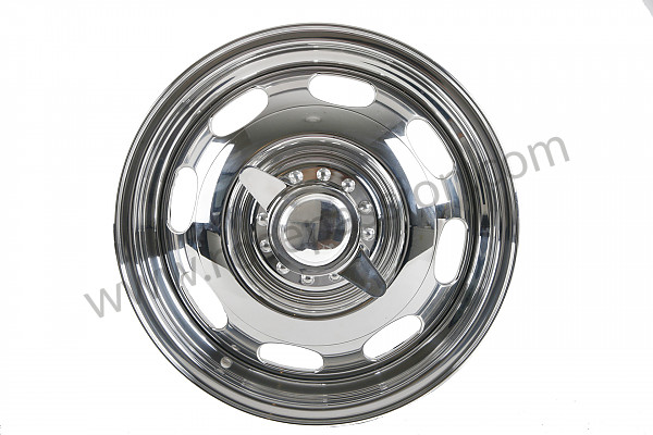 P554671 - LOOK 15 X 5 WHEEL KIT WITH RUDGE TYPE CENTRAL HUB (4 COMPLETE WHEELS) for Porsche 356a • 1956 • 1600 (616 / 1) • Cabrio a t1 • Manual gearbox, 4 speed