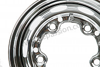 P275944 - Perforated disc wheel  chrome for Porsche 356B T5 • 1960 • 1600 (616 / 1 t5) • Coupe b t5 • Manual gearbox, 4 speed
