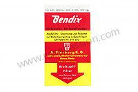 P554707 - BENDIX STICKER ON FUEL PUMP 356 AND 911 for Porsche 356C • 1964 • 1600 c (616 / 15) • Coupe karmann c • Manual gearbox, 4 speed