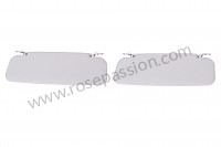P10219 - Sun visor for Porsche 356B T5 • 1961 • 1600 s (616 / 2 t5) • Coupe b t5 • Manual gearbox, 4 speed