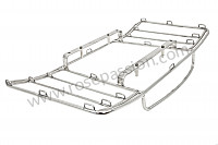 P232640 - Chrome plated luggage rack, 356 a-c style leitz  for Porsche 356B T6 • 1961 • 1600 (616 / 1 t6) • Cabrio b t6 • Manual gearbox, 4 speed