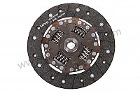 P10266 - Clutch plate for Porsche 356B T6 • 1963 • 1600 s (616 / 12 t6) • Cabrio b t6 • Manual gearbox, 4 speed