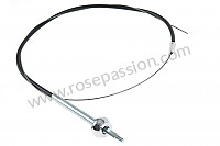 P276535 - Accelerator cable for Porsche 356B T6 • 1963 • 1600 s (616 / 12 t6) • Cabrio b t6 • Manual gearbox, 4 speed