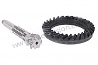 P10532 - Ring gear and pinion shaft for Porsche 356a • 1955 • 1500 carrera gt (547 / 1) • Speedster a t1 • Manual gearbox, 4 speed